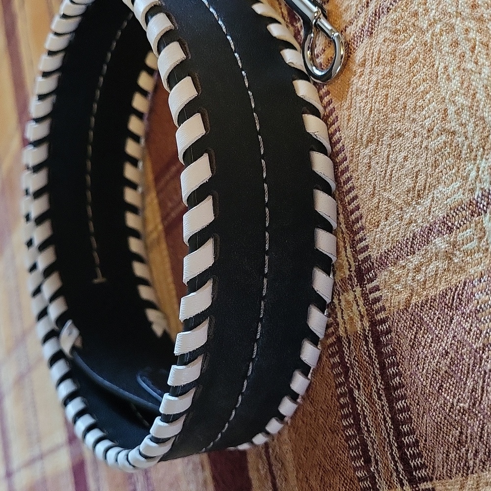 Theory Transformer whipstitch Genuine Leather strap Nwt - Picture 2 of 5